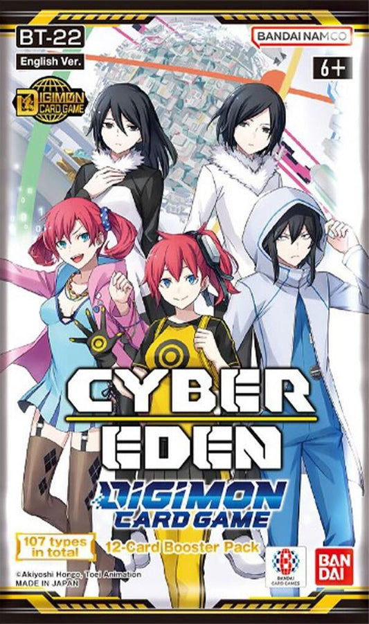 Bandai - Digimon - Cyber Eden - BT22 - Booster Pack