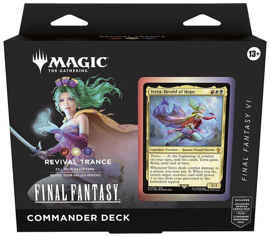 Magic The Gathering - MTG - Final Fantasy -Commander Deck - Revival Trance