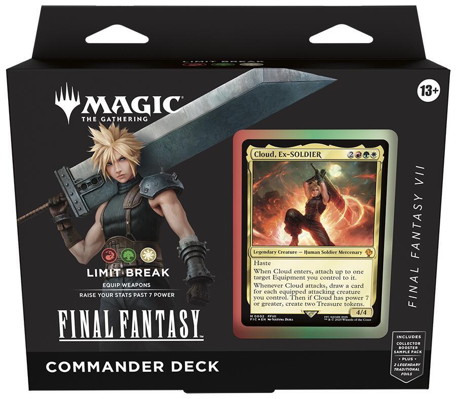 Magic The Gathering - MTG - Final Fantasy -Commander Deck - Limit Break