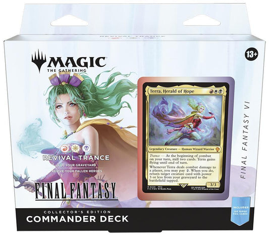 Magic the Gathering - MTG - Final Fantasy - Collector Commander Deck