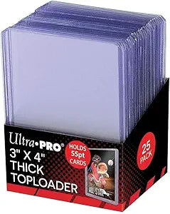 Ultra Pro - 3x4 Thick Toploader - 55PT - 25 Pack