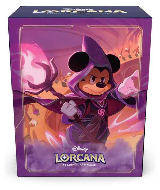 Disney - Lorcana - Deck Box - Mickey Mouse and Wayward Socerer