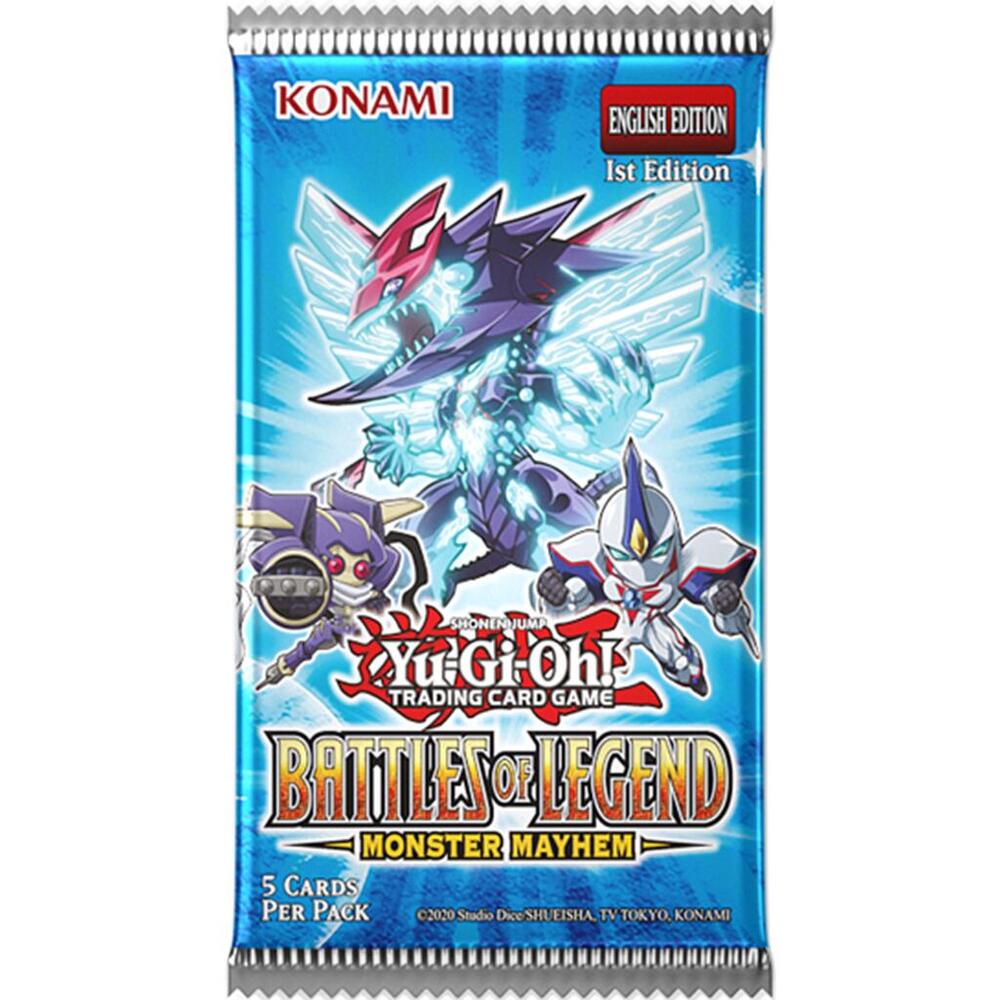 Konami - Yu-Gi-Oh! - Battles of Legend Monster Mayhem - 1st Edition - Booster Pack