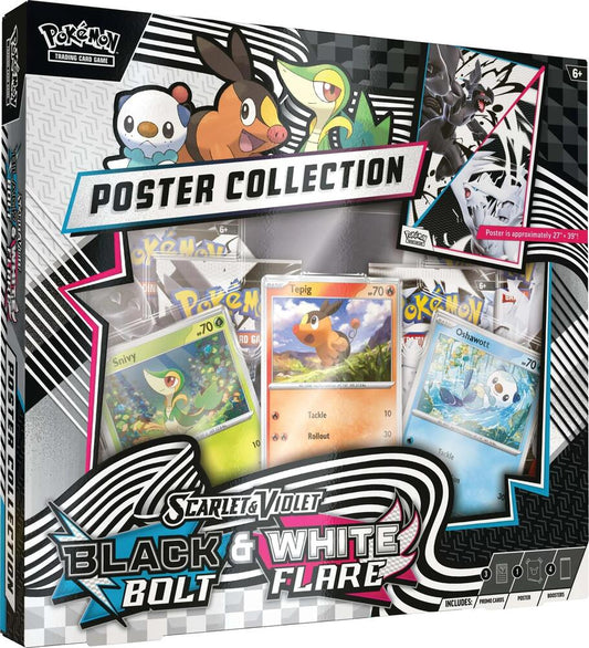 Pokemon - Scarlet and Violet - Black Bolt and White Flare - SV10.5 - Poster Collection