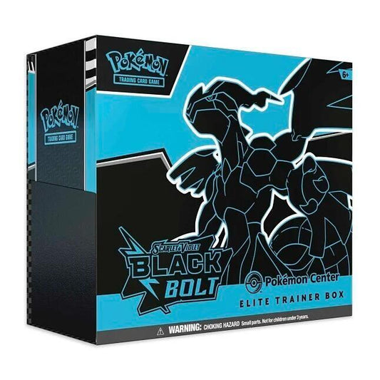 Pokemon - Scarlet and Violet - Black Bolt - SV10.5 - Elite Trainer Box - ETB - Pokemon Center Exclusive