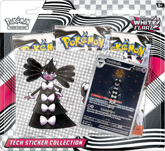 Pokemon - Scarlet and Violet - White Flare - Tech Sticker Collection - Gothitelle