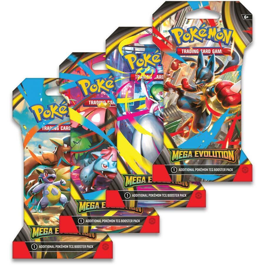 Pokémon - Mega Evolution - ME01 - Sleeved Booster Pack - Styles Vary