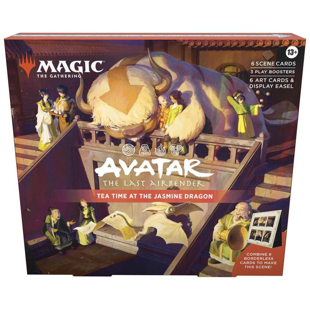 Magic The Gathering - MTG - Avatar The Last Airbender - Scene Box - Tea Time At The Jasmine Dragon