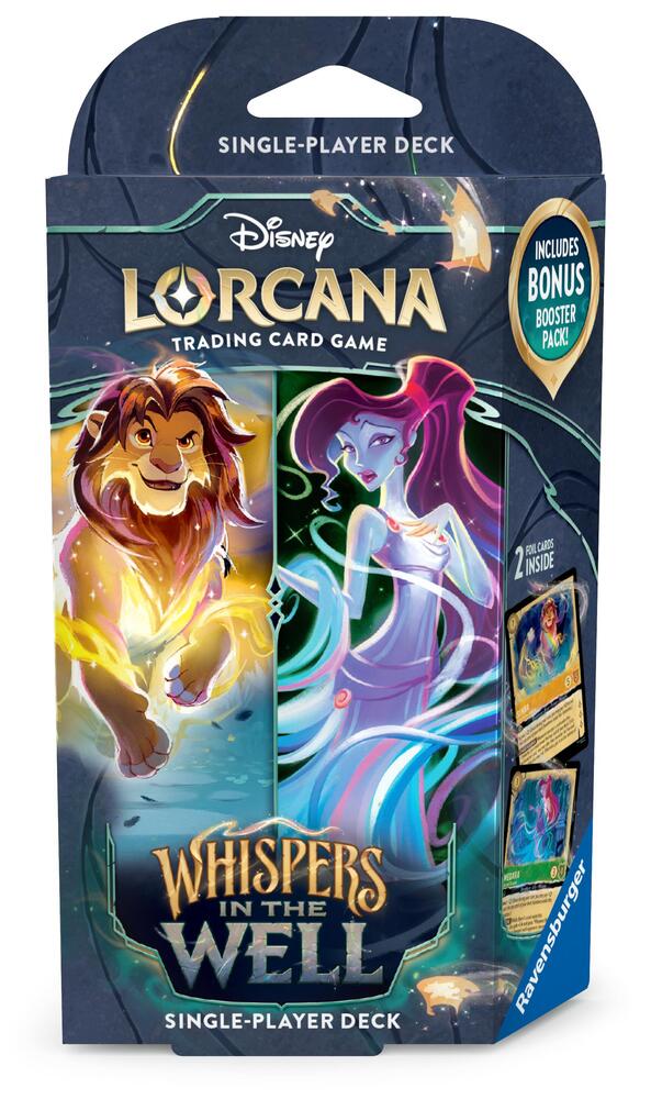 Disney - Lorcana - Whispers In The Well - Starter Deck -  Amber & Emerald
