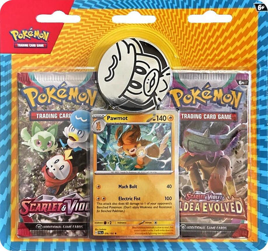 Pokemon - 2 Pack Blister - Scarlet And Violet Base/Paldea Evolved - Pawmot