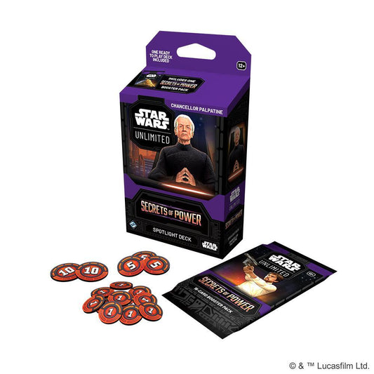Star Wars Unlimited - Secrets Of Power - Spotlight Deck - Chancellor Palpatine