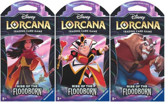 Disney - Lorcana - Rise of the Floodborn - Sleeved Booster Pack - Styles Vary