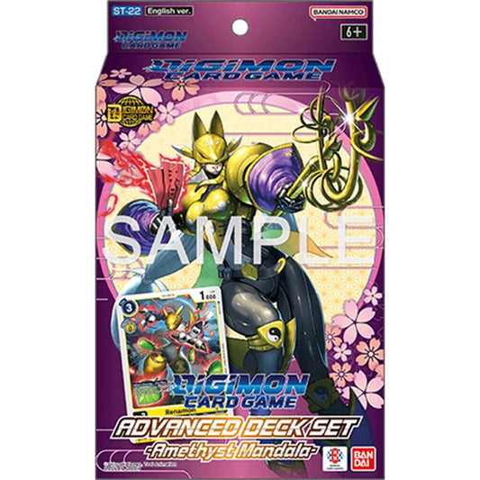 Bandai - Digimon - Advanced Deck Set - Amethyst Mandala - ST22