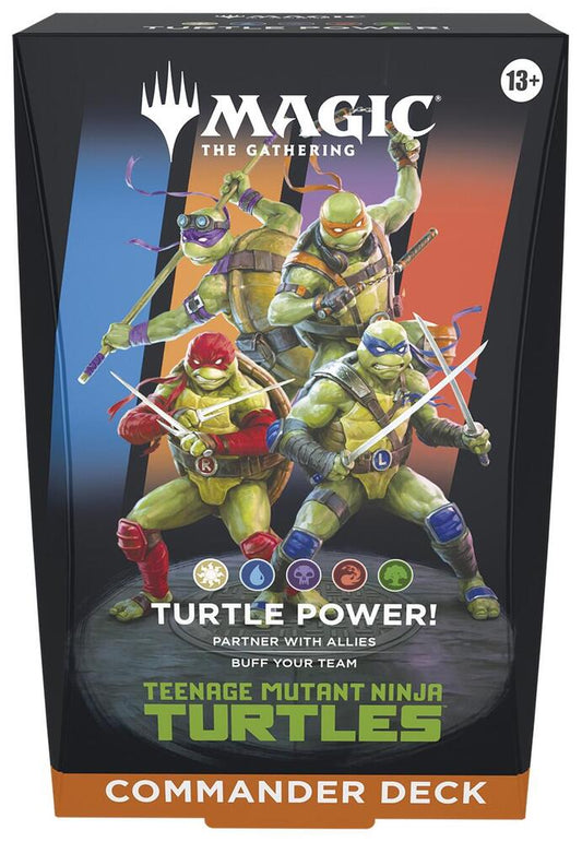 Magic The Gathering - MTG - Teenage Mutant Ninja Turtles - TMNT - Commander Deck - Turtle Power!