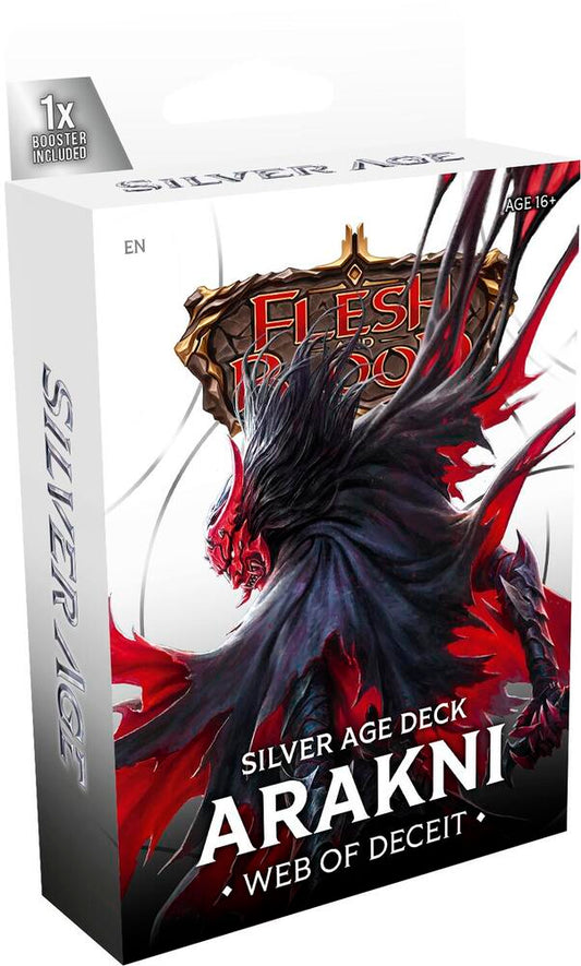 Flesh And Blood- Silver Age Chapter 2 Deck - Arakni, Web of Deceit (Chaos Assassin)