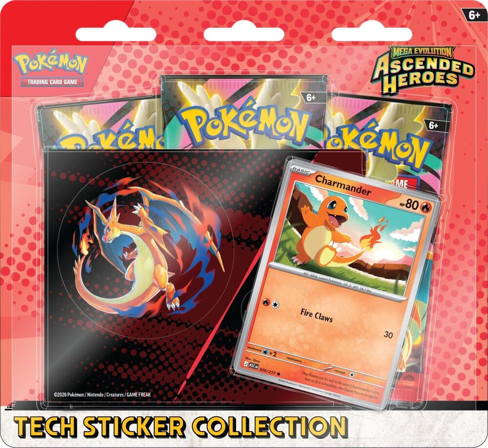 Pokemon - Ascended Heroes - ME2.5 - Tech Sticker Collection - Charmander