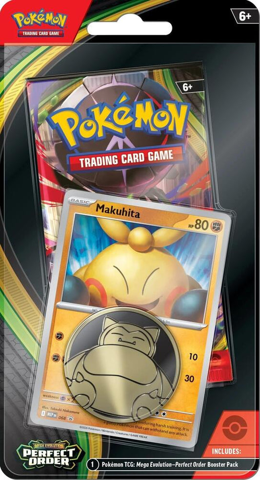 Pokemon - Mega Evolution - Perfect Order - ME03 - Checklane Blister - Makuhita