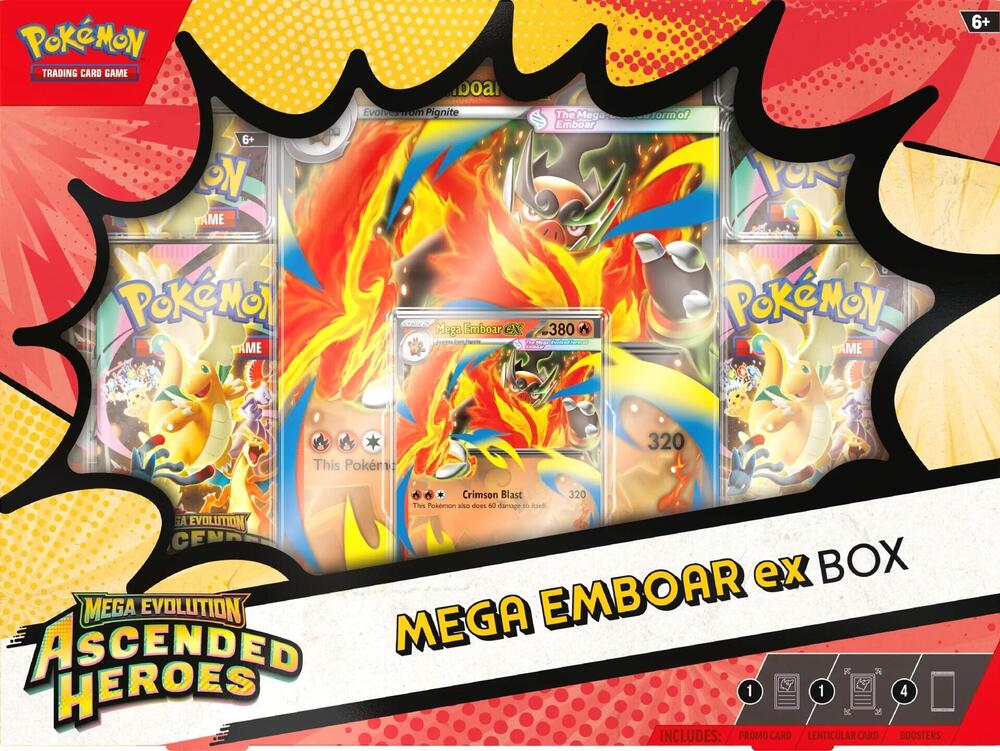 Pokemon - Mega Evolution - Ascended Heroes - ME2.5 - Mega Emboar Ex Box