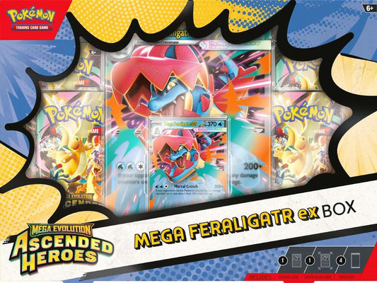 Pokemon - Mega Evolution - Ascended Heroes - ME2.5 - Mega Feraligatr Ex Box