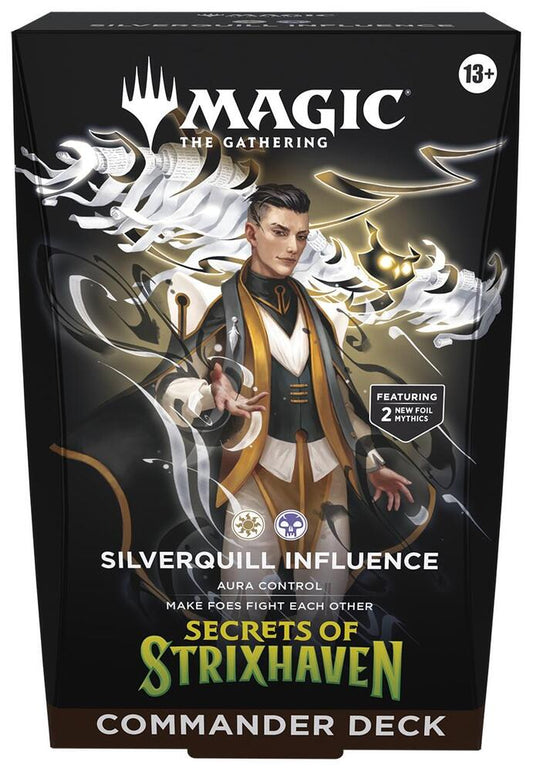 Magic The Gathering - MTG - Secerts of Strixhaven - Commander Deck - Silverquill Influence