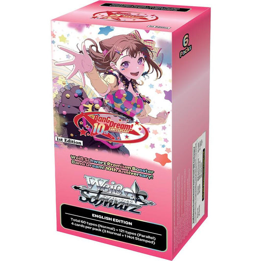 Bushiroad - Weiss Schwarz - Bang Dream! 10th Anniversary - 1st Edition - Premium Booster Box