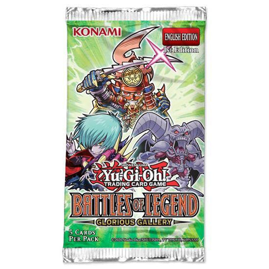Konami - Yu-Gi-Oh! - Battles Of Legend: Glorious Gallery - 1st Edition - Booster Pack