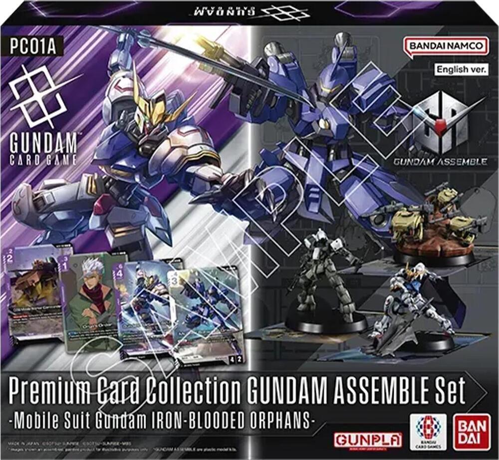 Bandai - Gundam - Premium Card Collection Gundam Assemble Set - PC01A - Mobile Suit Gundam: Iron-Blooded Orphans