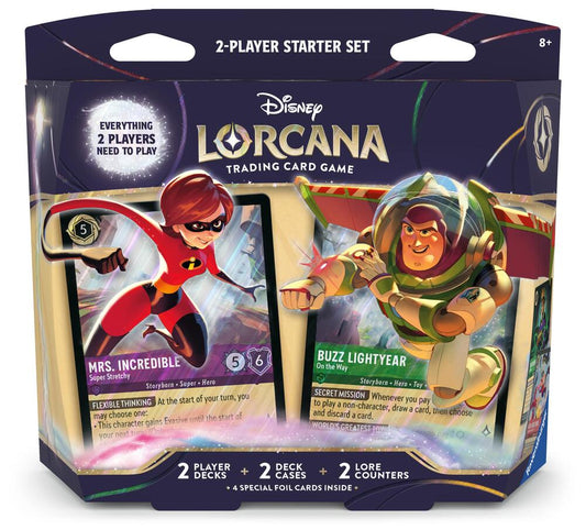 Disney - Lorcana - Wilds Unknown - 2 Player Starter Set (Elastigirl/Buzz Lightyear)
