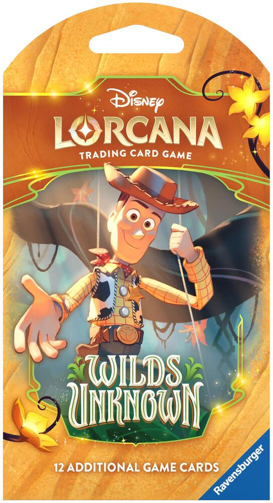Disney - Lorcana - Wilds Unknown - Sleeved Booster Pack - Styles Vary