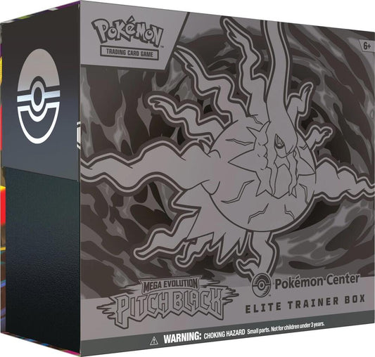 Pokemon - Mega Evolution - Pitch Black - ME05 - Elite Trainer Box - ETB - Pokemon Center Exclusive