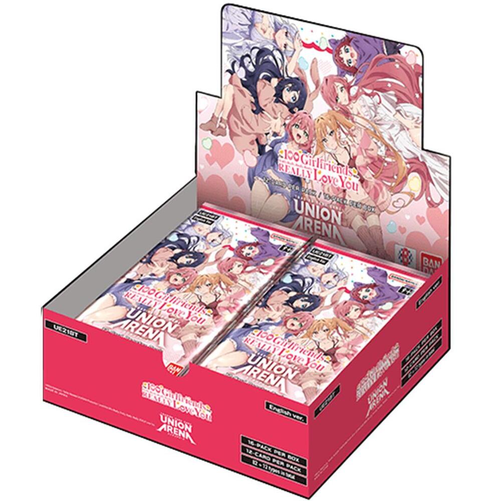 Bandai - Union Arena - The 100 Girlfriends Who Really, Really, Really, Really, REALLY Love You - UE21BT - Booster Box