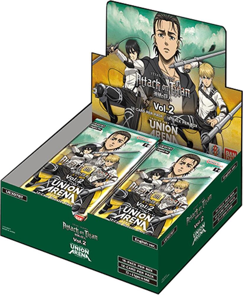 Bandai - Union Arena - Attack On Titan Vol. 2 - UEX07BT - Booster Box
