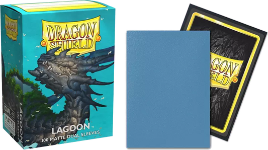 Dragon Shield - 100 Standard Sleeves - Matte Dual Sleeves - Lagoon