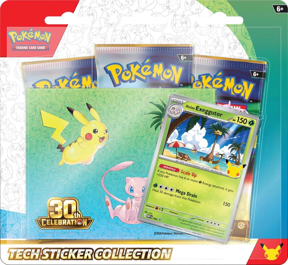 Pokemon - 30th Anniversary - Tech Sticker Collection - Lucario