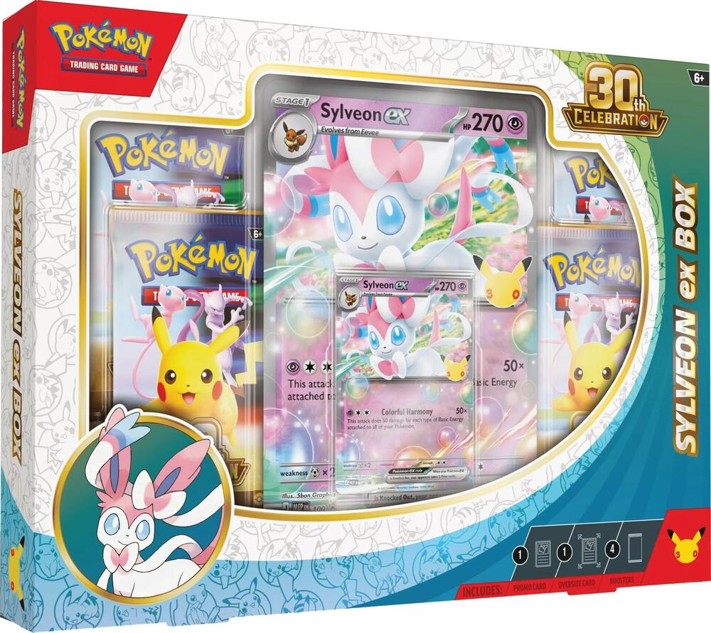 Pokemon - 30th Anniversary - Sylveon Ex Box