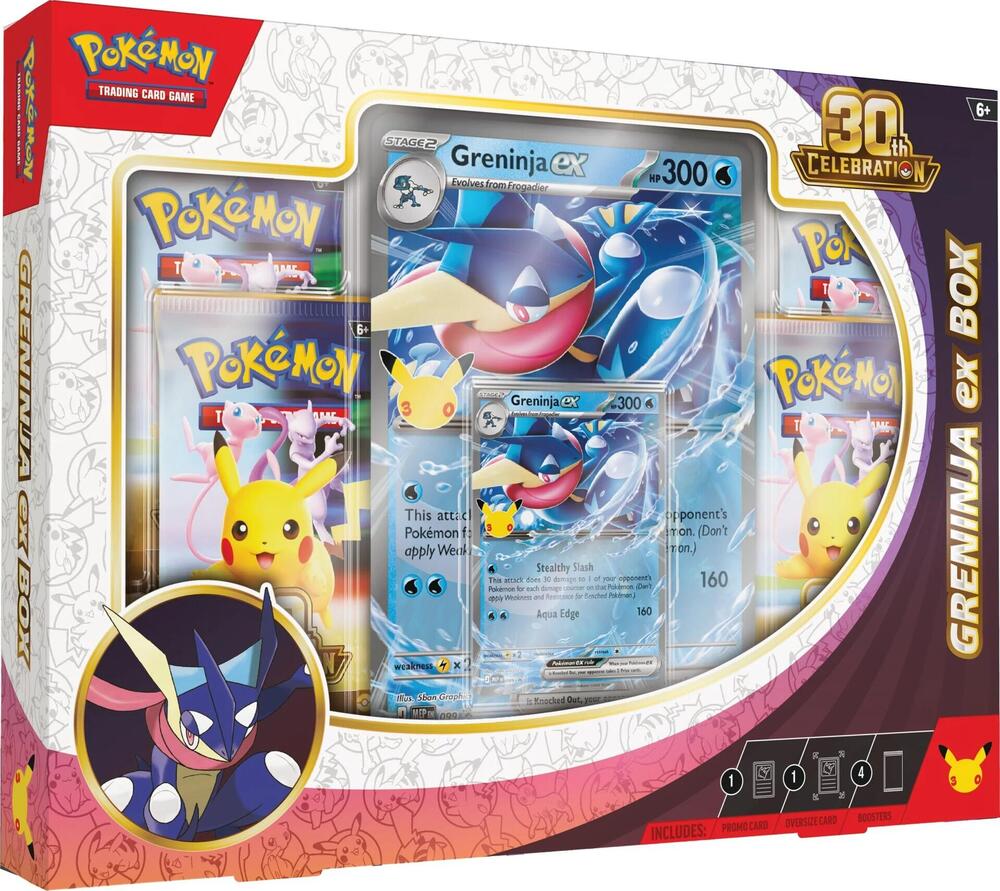 Pokemon - 30th Anniversary - Greninja Ex Box