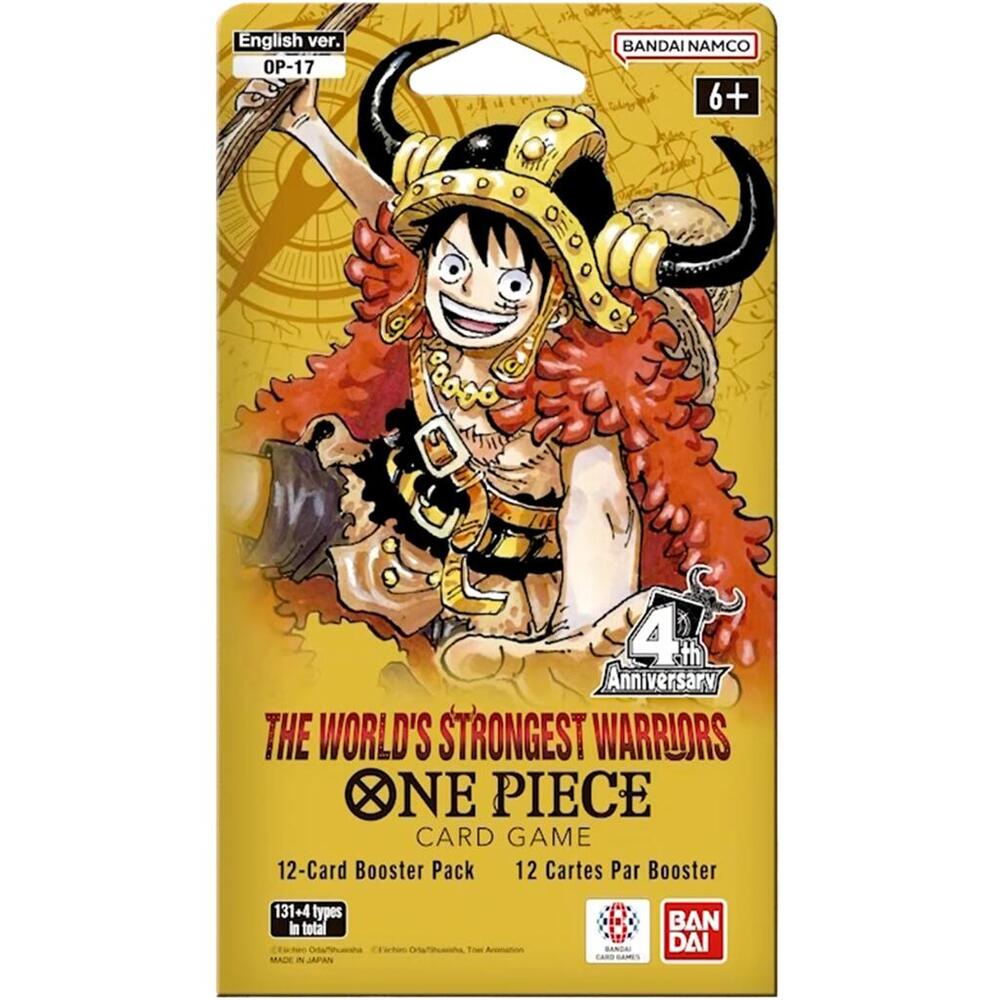 Bandai - One Piece - The World's Strongest Warriors - OP17 - Sleeved Booster Pack