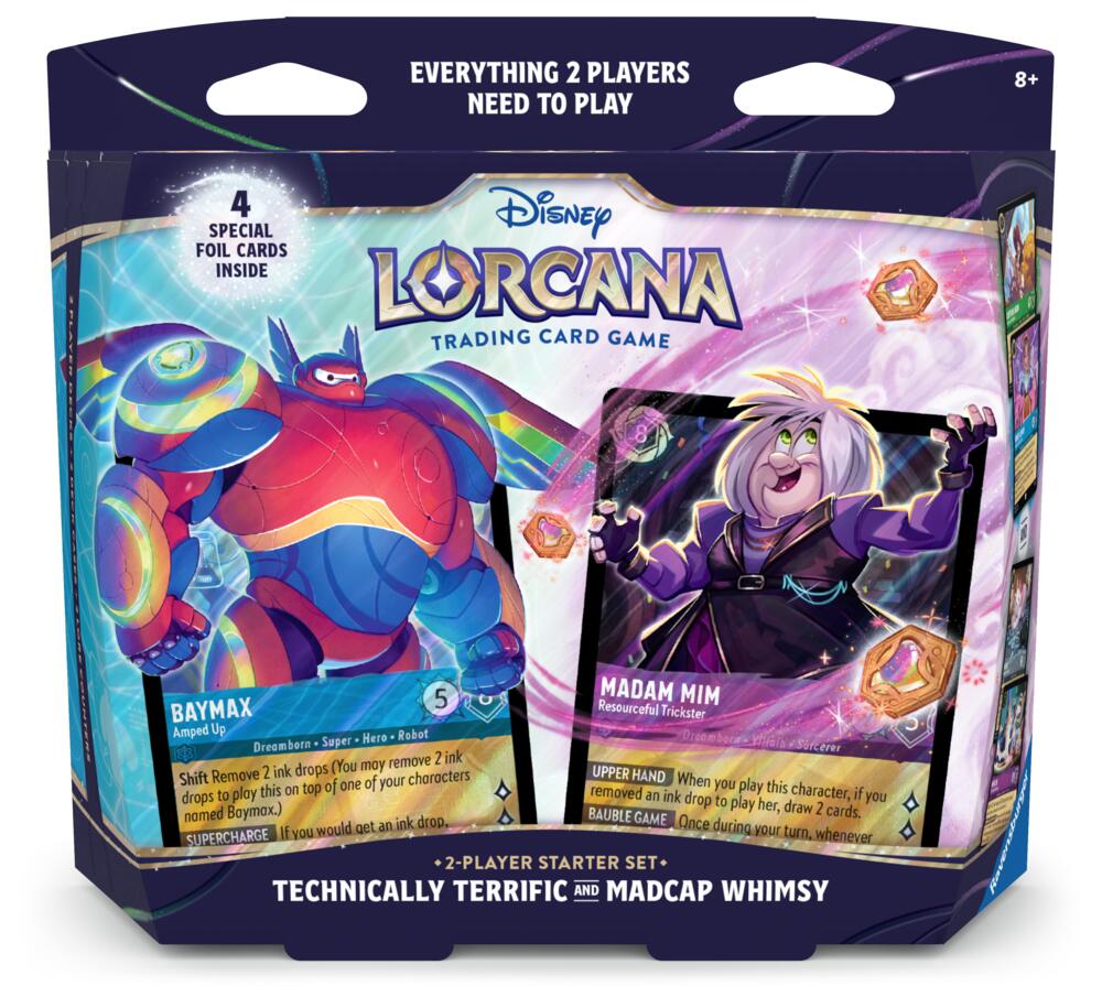 Disney - Lorcana - Hyperia City - 2 Player Starter Set - Technically Terrific And Madcap Whimsy