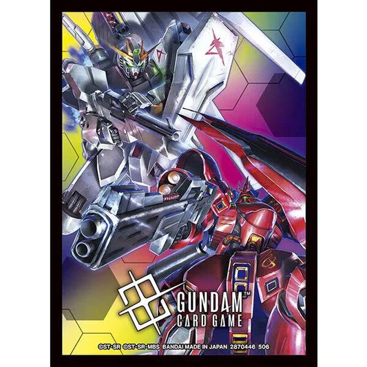 Bandai - Gundam - Official Card Sleeves - 70 Sleeves - Nu Gundam/Sazabi