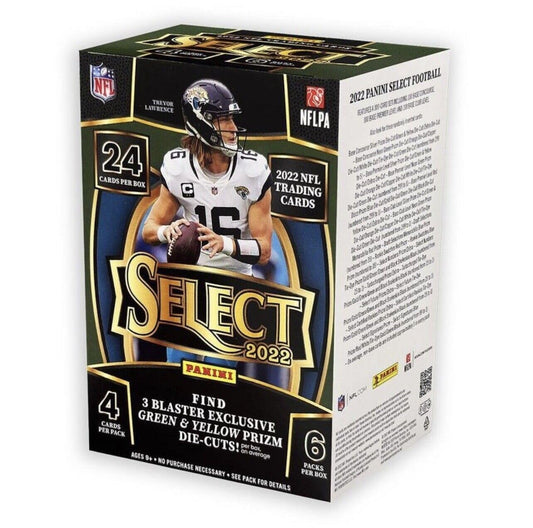 2022 Panini Select NFL Football Blaster Box (Green)