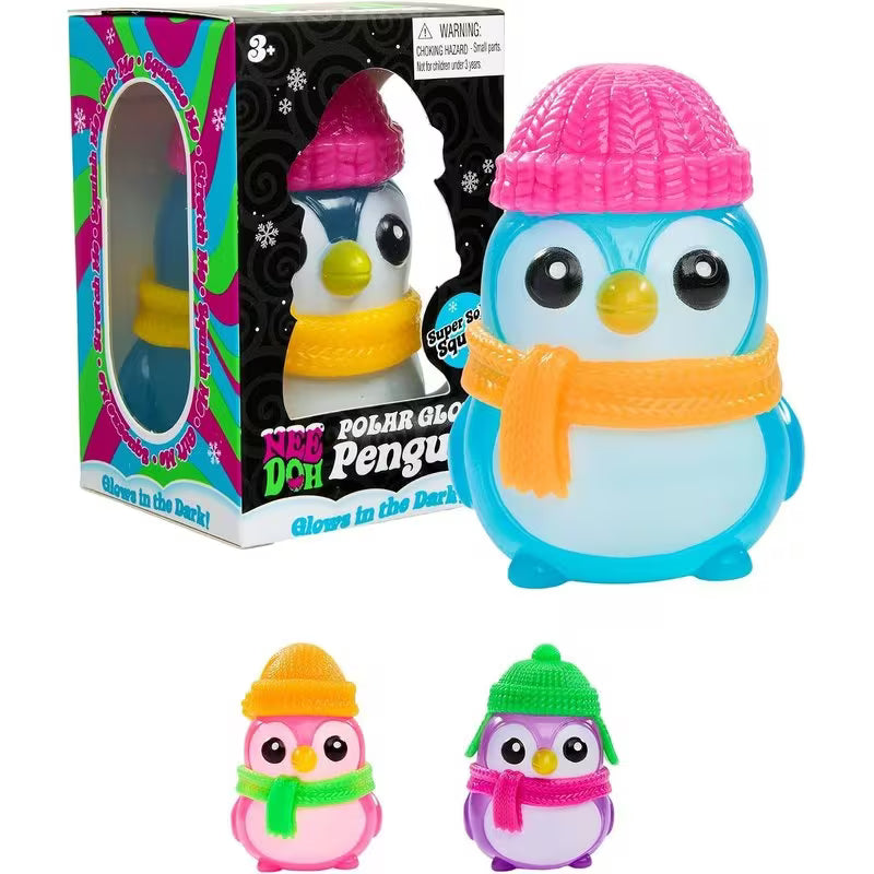 Needoh Polar Glow Penguin Glow In the Dark