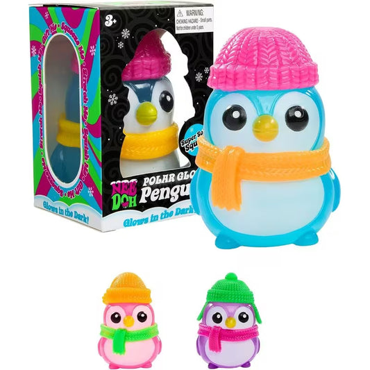 Needoh Polar Glow Penguin Glow In the Dark