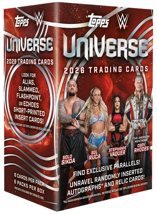 2026 Topps Universe WWE Wrestling Blaster Box