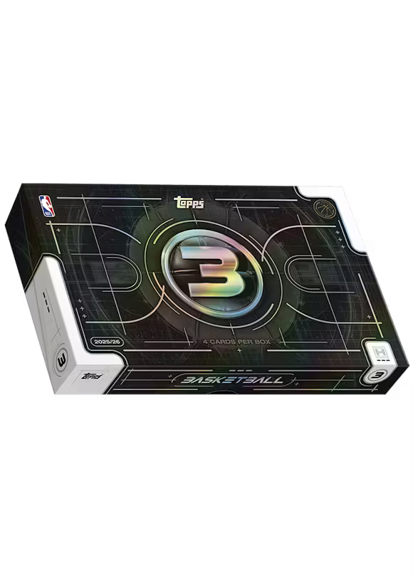 2025-26 Topps Three NBA Basketball Hobby Box