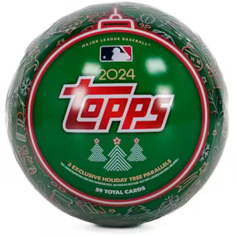 2024 Topps MLB Baseball Holiday Tin