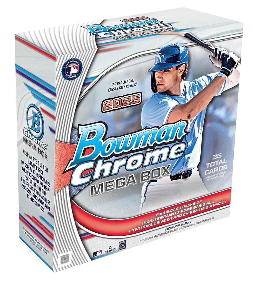 2025 Topps Bowman Chrome MLB Baseball Mega Box