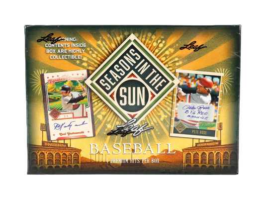 2025 Leaf Seasons in the Sun Baseball Hobby Box