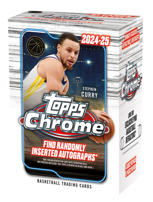 2024 Topps Chrome NBA Basketball Blaster Box