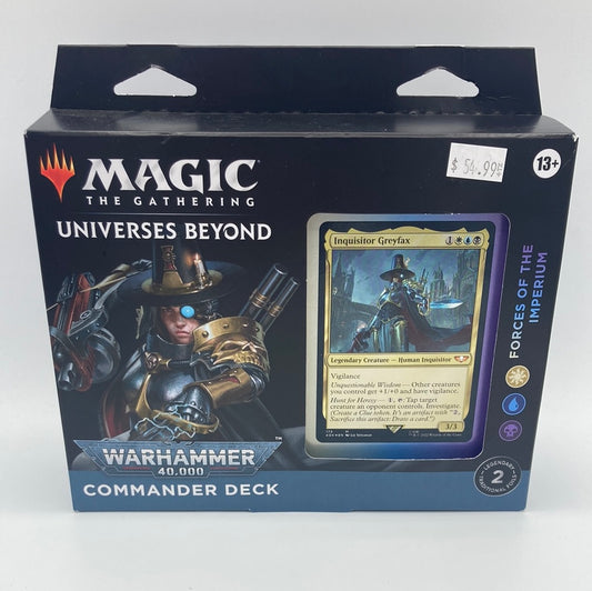 Magic The Gathering - MTG - Universes Beyond - WARHAMMER 40,000 - Commander Deck - Forces of the Imperium