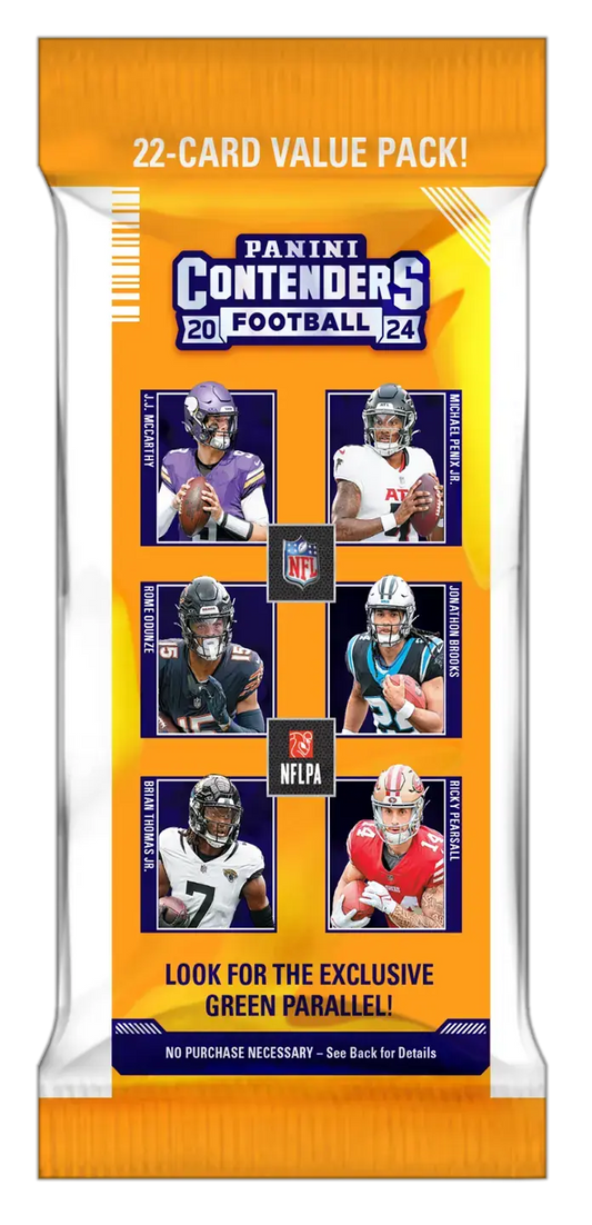 2024 Panini Contenders NFL Football 22 Card Value Pack